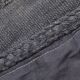 5x8 Anthracite Grey Handwoven Vintage Kilim Rug, 159x235 Cm