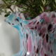 Blue Clichy glasswork vase