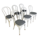 Lot de 6 chaises bistrot bois courbé type Thonet