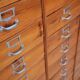 Vintage craft furniture with drawers
