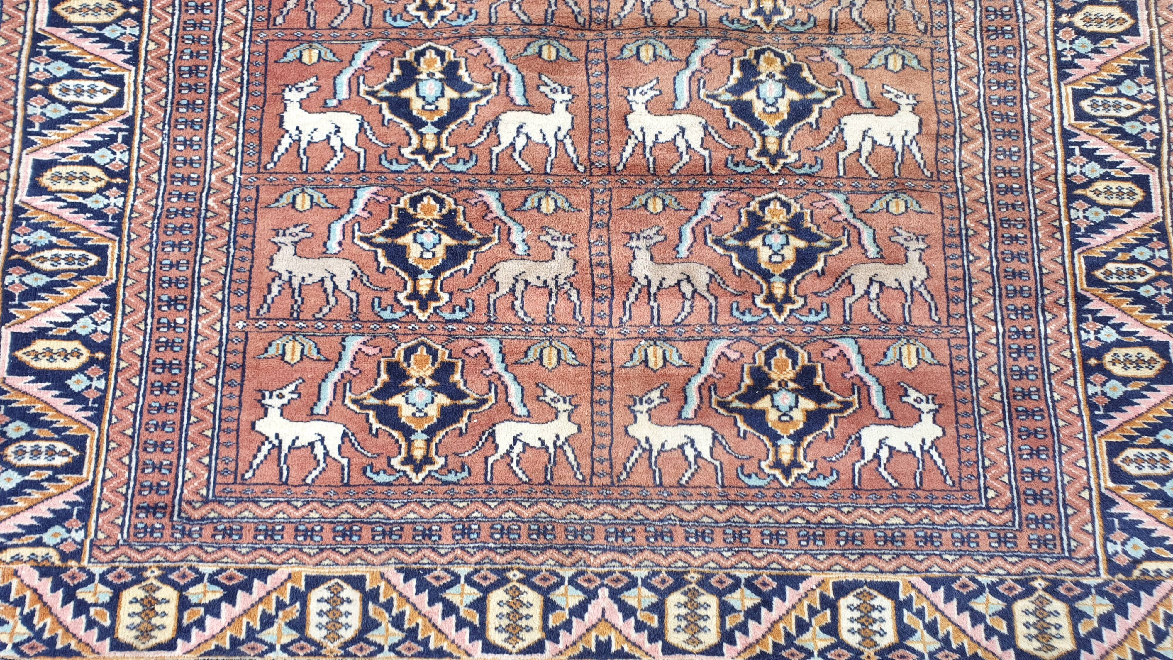 Oriental carpets silk wool