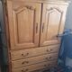Buffet vintage en bois massif, très élégant