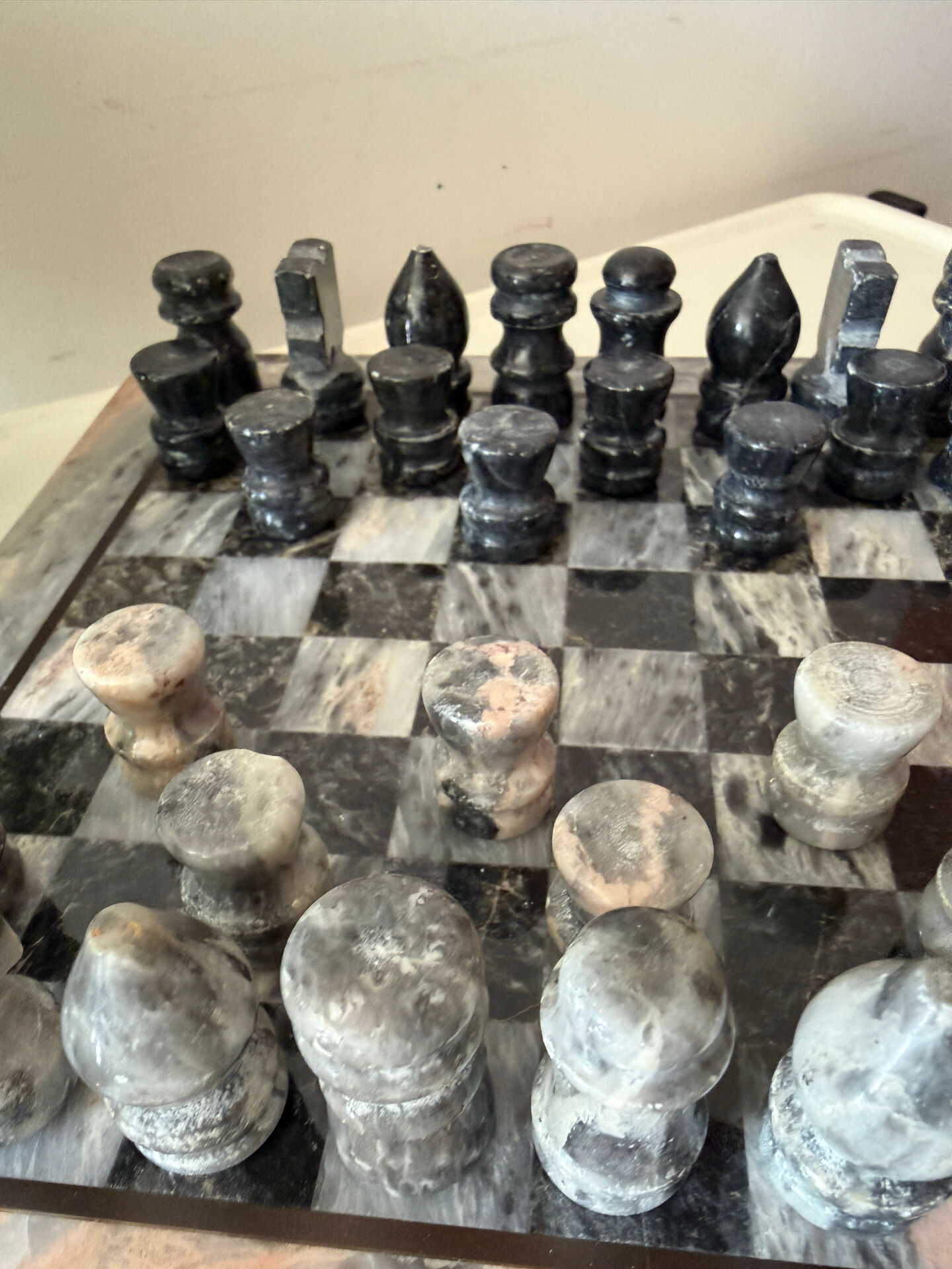 Onyx chess set
