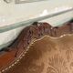Small Louis XV style wingback bench, circa 1880
