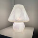 1970s glass mushroom lamp