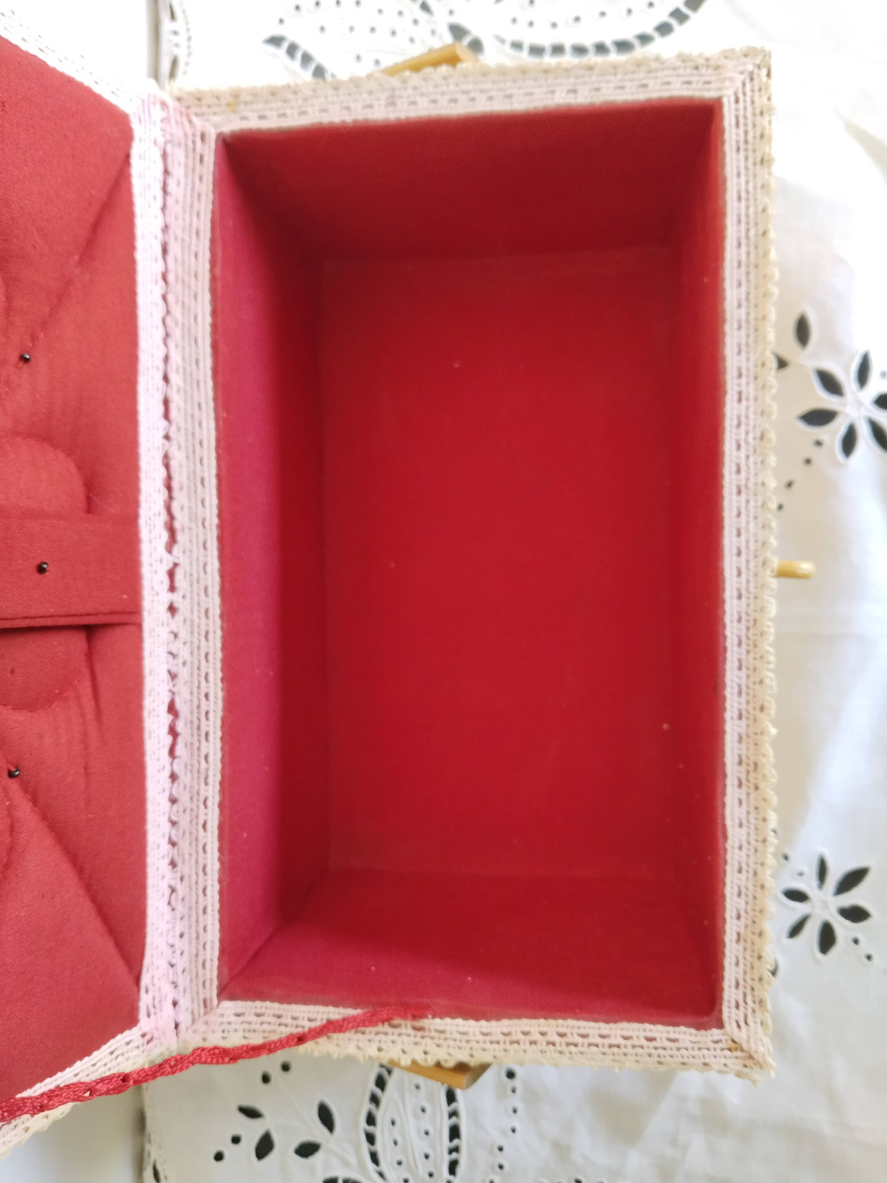 Sewing box, rattan worker