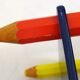 Side table / bedside table Colourful crayons 1980s