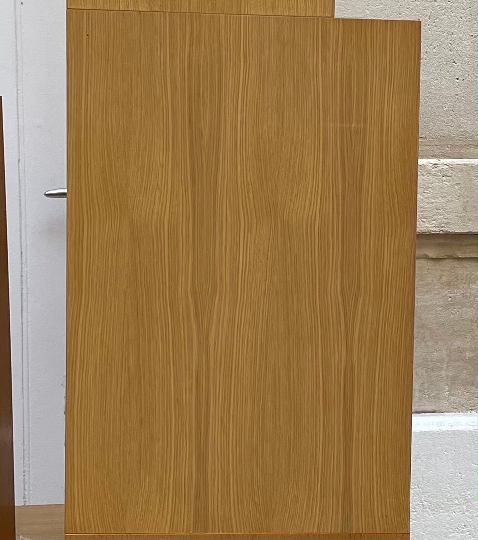 Chest of drawers with 5 drawers in light oak, Danish production from the 60s/70s.