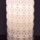 Mazda opal glass lamp with patterns
