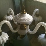 Lustre opaline vintage