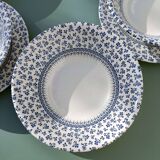 Set of 6 EIT English porcelain bowls and 6 plates