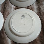 10 antique flat plates from Gien