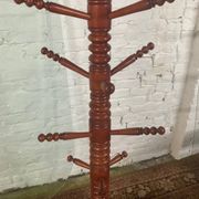 Scandinavian wooden coat rack from the 60s