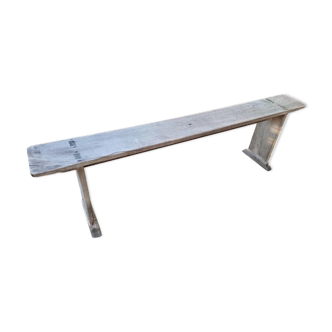 Solid wood trus bench patinated dp 1122200