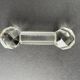 10 vintage glass knife holders