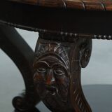Antique French Side Table from the Early 1900s with a Marble Top