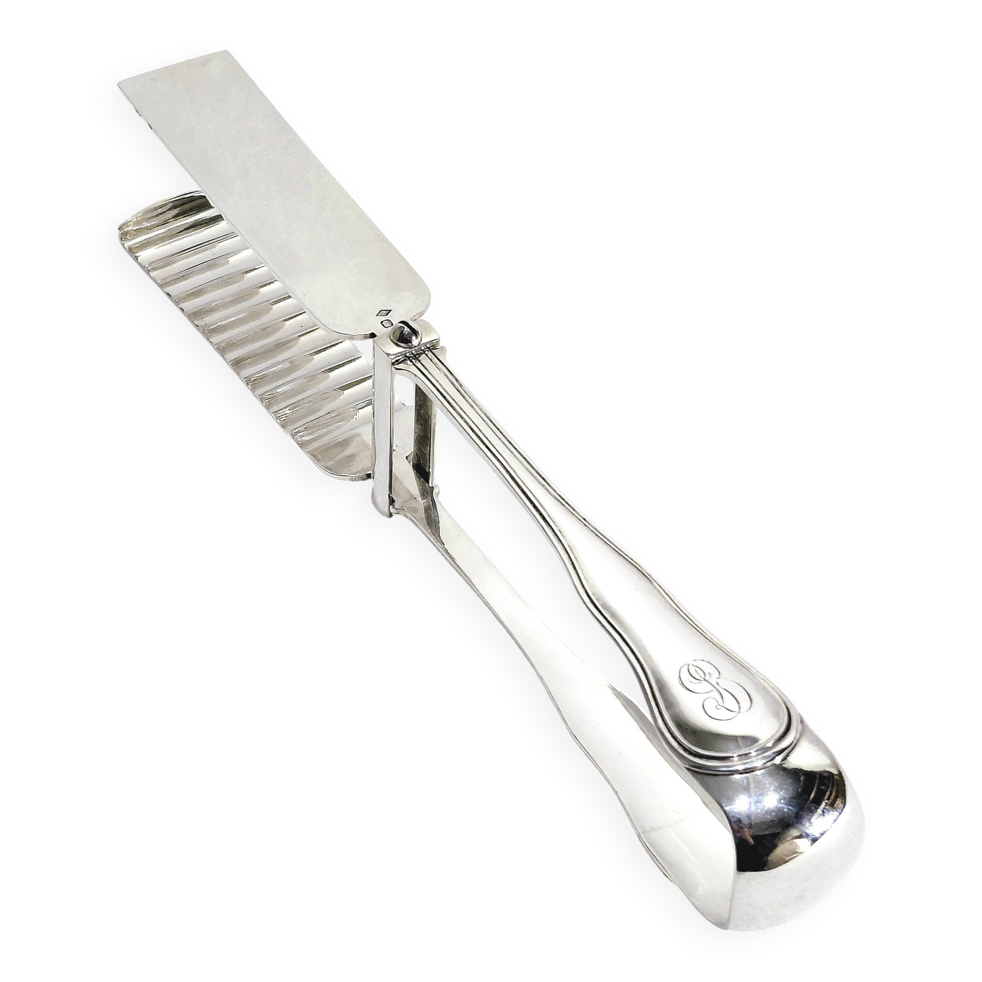 Boulenger - Silver asparagus tongs