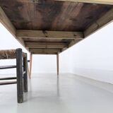 1950 pine farmhouse table 3m XL