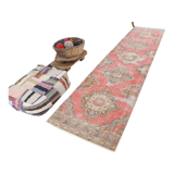 Runner rug madallion 93x373cm