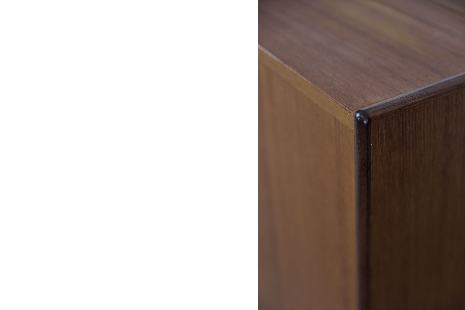 Scandinavian classic teak high sideboard with drawers, 1960s