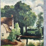 Ancient landscape painting