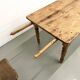 70s pine farmhouse table