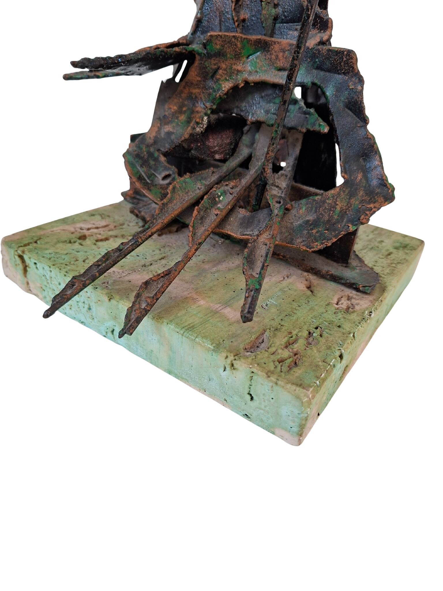 Scultura Brutalista "Don Chisciotte" in Rame – Un’Icona di Design Mid-Centu