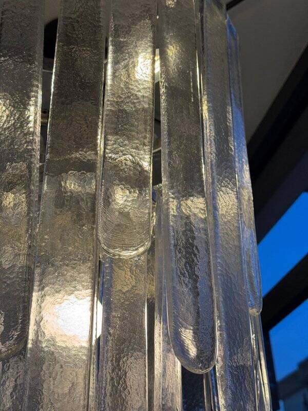 Murano Glass Waterfall Chandelier by Carlo Nason for Mazzega, 1970s