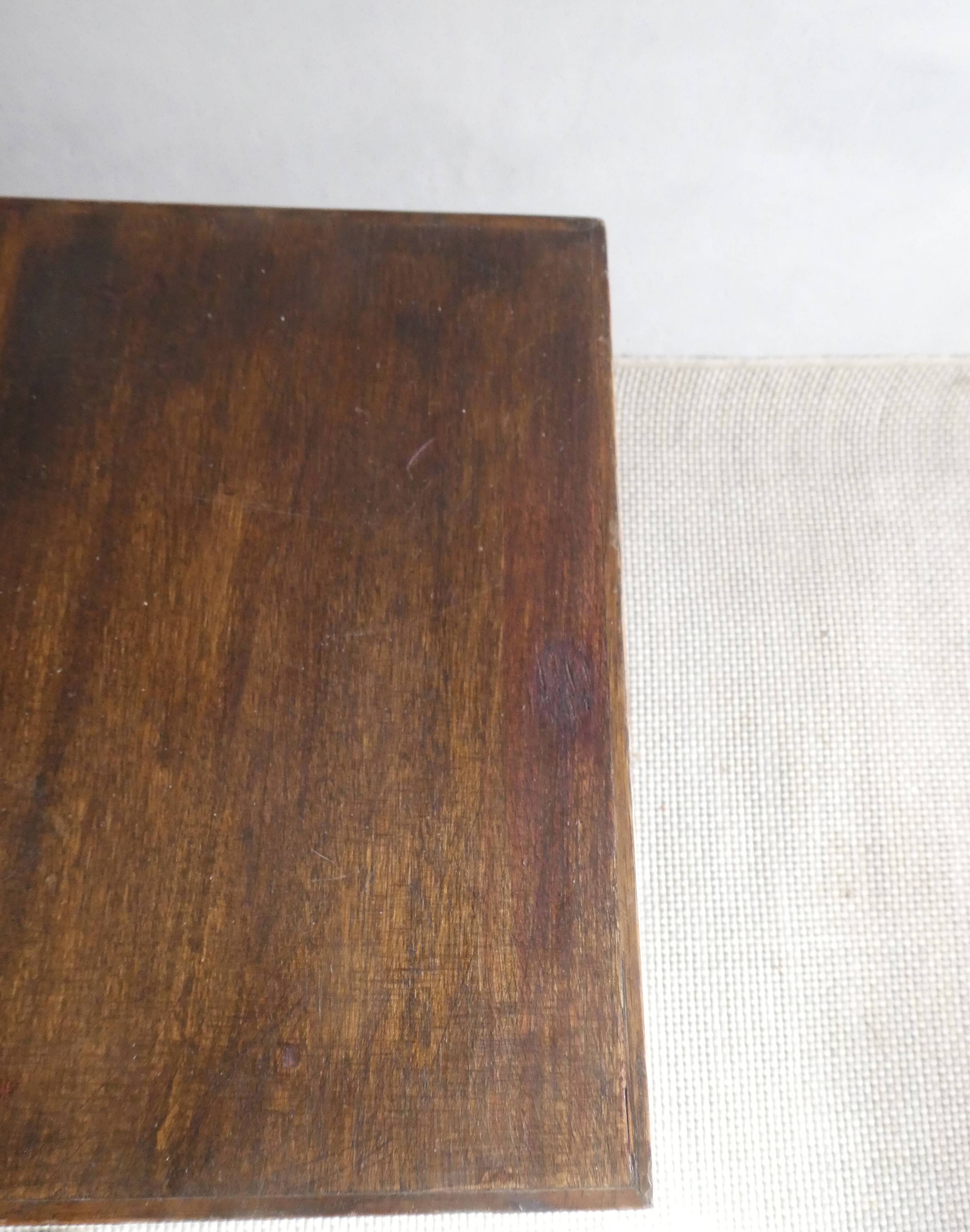 Wooden stool with carved legs, Folk Art