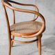 Model armchair 712, curved wood seated j.J.Kohn