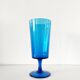 Blue pedestal vase - Italy Empoli 1960