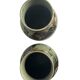 Art Deco, pair of Lunéville earthenware vases circa 1930