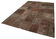 Tapis oriental vintage noué à la main 204 cm x 301 cm marron patchwork