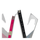 Postmodern Lucite ZigZag magazine rack, Italy, 1980s