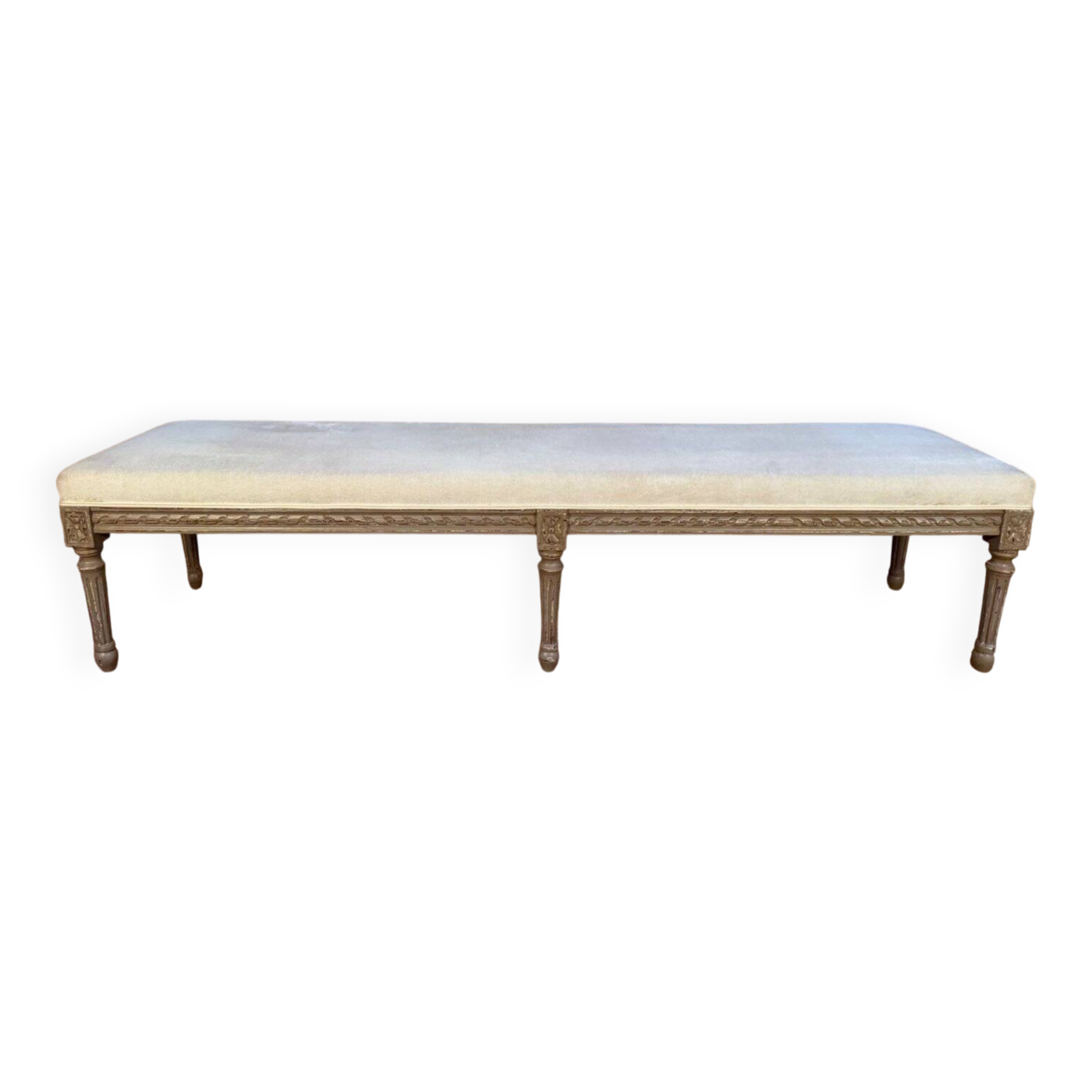 Bench - 6-foot Louis XVI style banquette