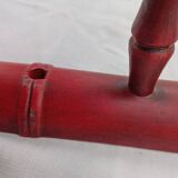 Weathered wood coat rack