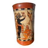 Handcrafted reproduction of Mayan vase / pottery