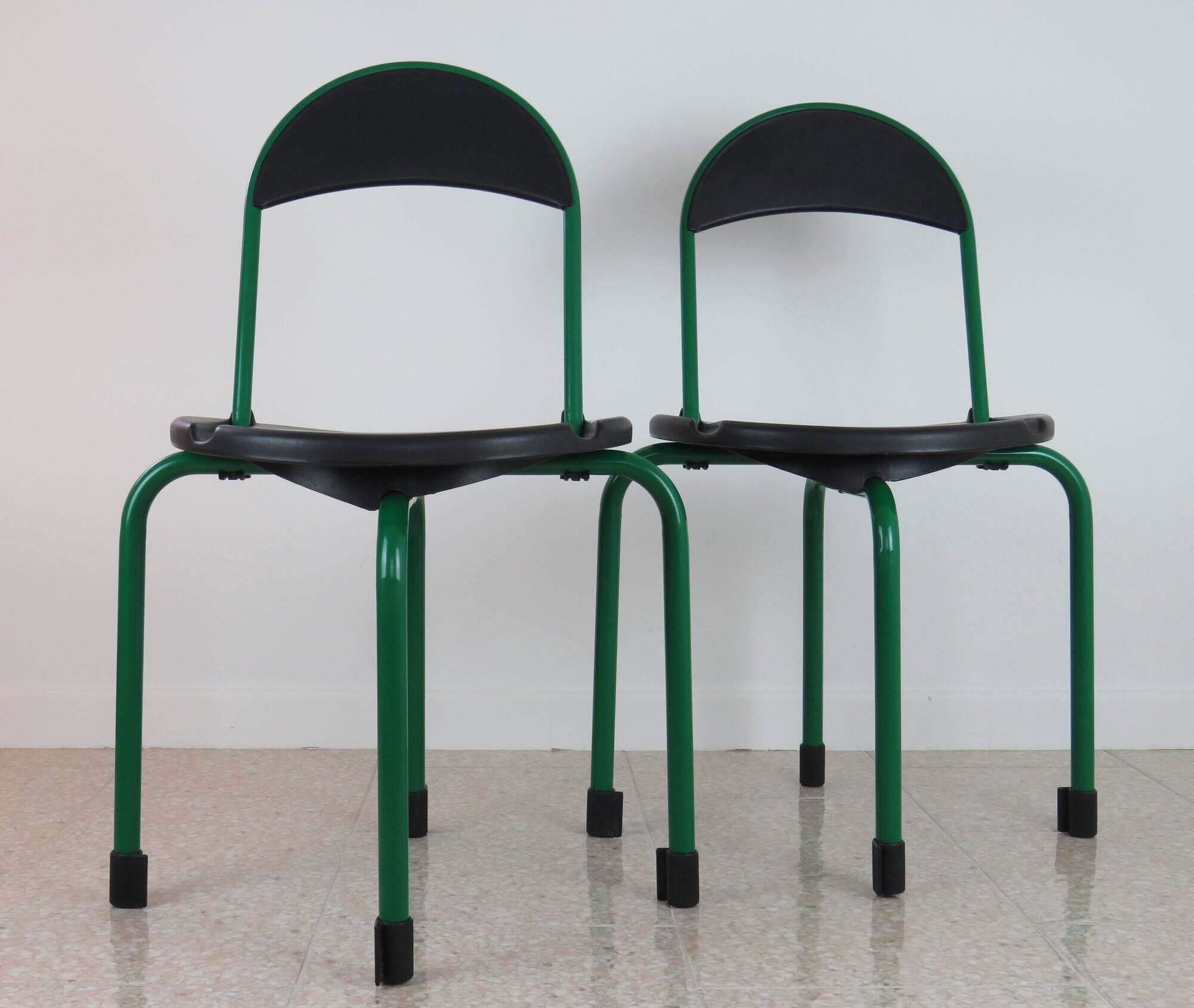 Pair of folding chairs model "Clark" by Lucci and Orlandini for Lamm 1985