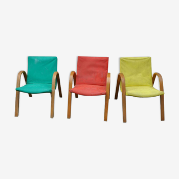 Set of 3 chairs 1960 colors