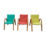 Set of 3 chairs 1960 colors
