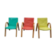 Set of 3 chairs 1960 colors