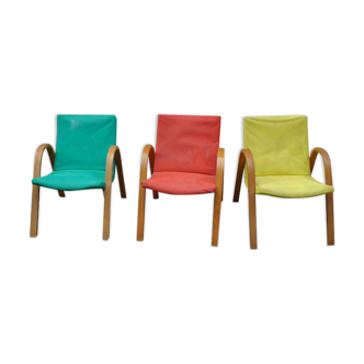 Set of 3 chairs 1960 colors