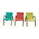 Set of 3 chairs 1960 colors