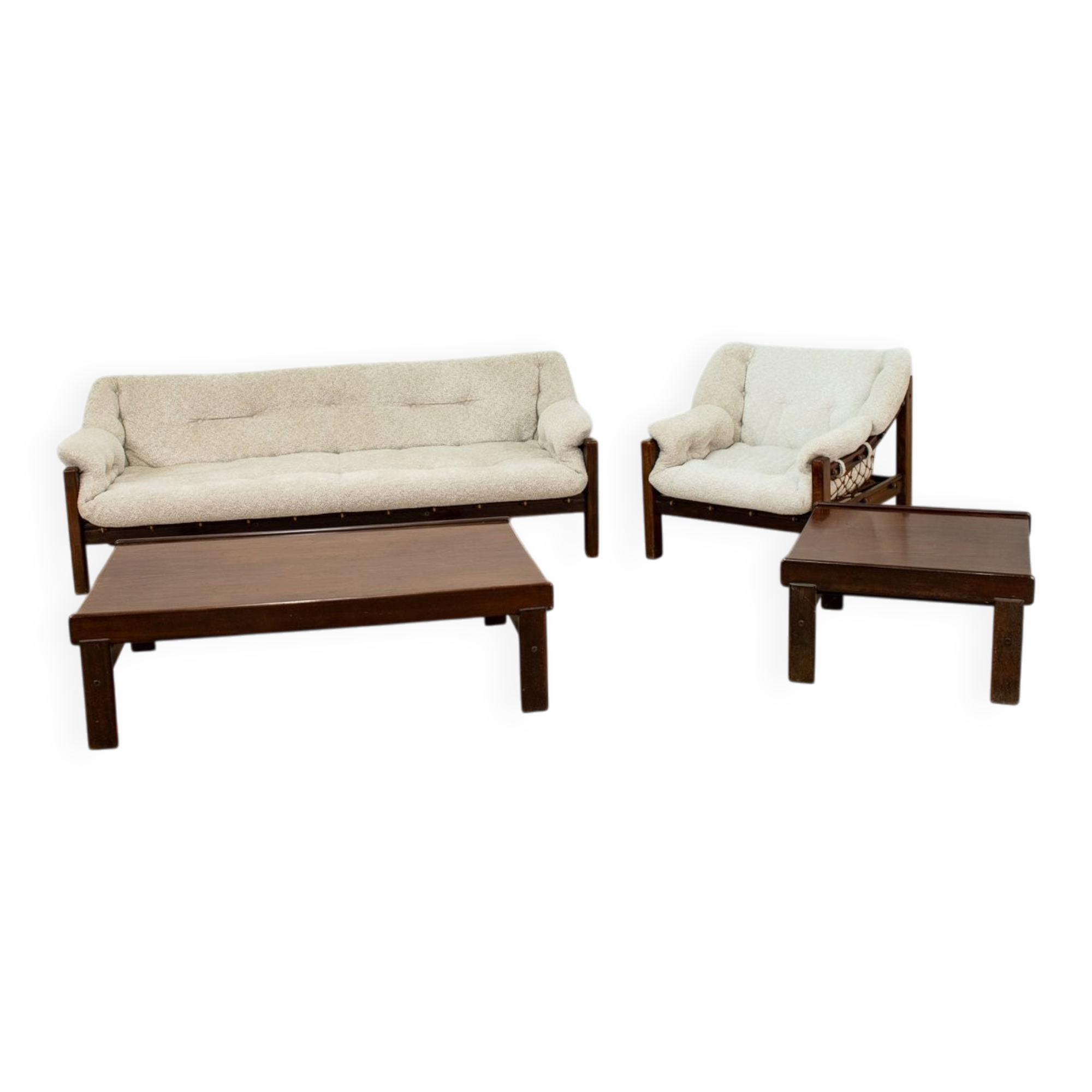 Vintage Amazonas living room furniture set by Jean Gillon, 1972, set of 4.