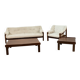 Vintage Amazonas living room furniture set by Jean Gillon, 1972, set of 4.