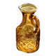 Amber glass pitcher