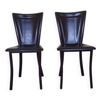 chaise vintage cuir