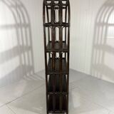 Large dark rattan rack display 1970’s