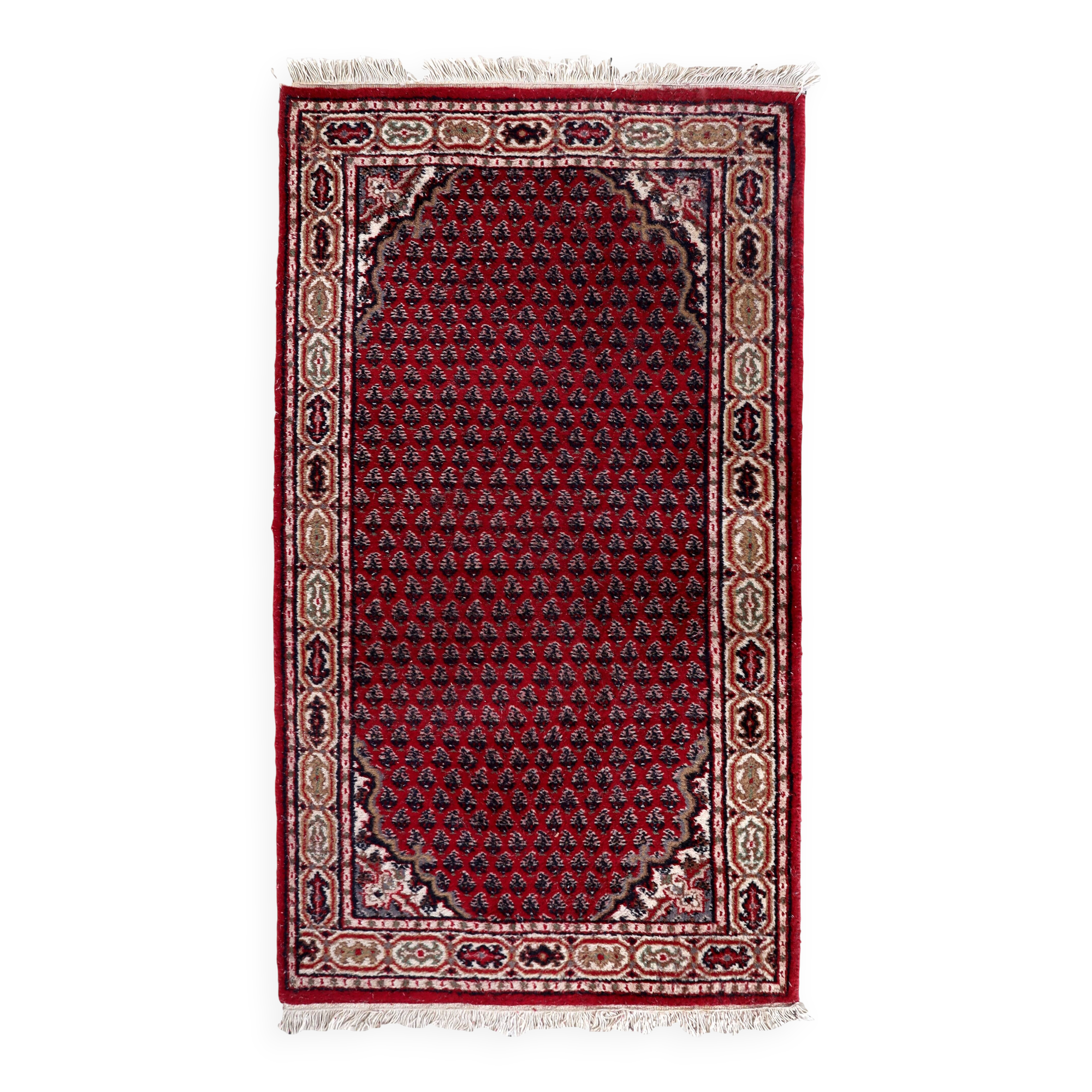 Tapis Vintage Seraband Indien Fait Main – 94 x 163 cm - 1C1032