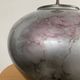 Unique lamp base Laque Line in eglomisé glass from the 70s-80s.